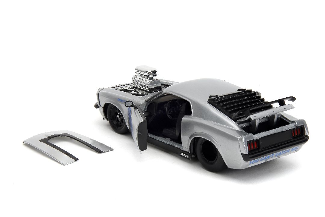 Jada 1/24 "BIGTIME Muscle" 1970 Ford Mustang Boss 429 -Candy Slv – image 11