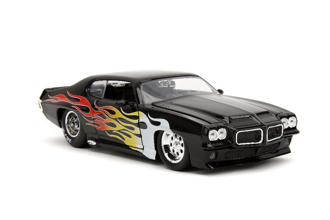 Jada 1/24 "BIGTIME Muscle" 1971 Pontiac GTO Judge - Glossy Black – image 7