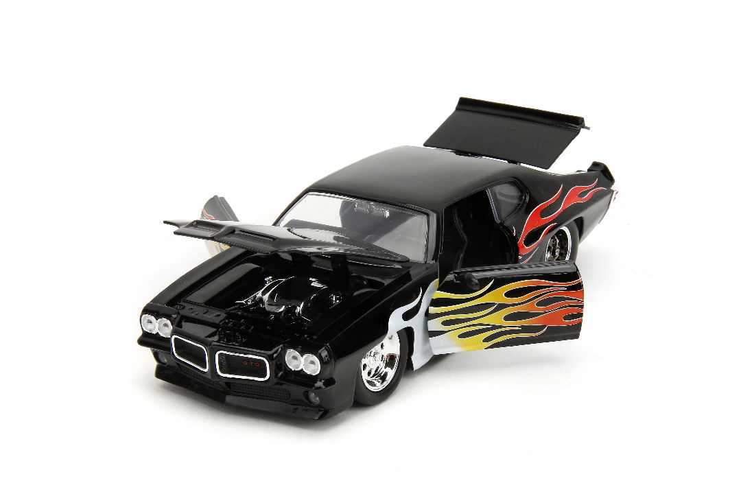 Jada 1/24 "BIGTIME Muscle" 1971 Pontiac GTO Judge - Glossy Black – image 10