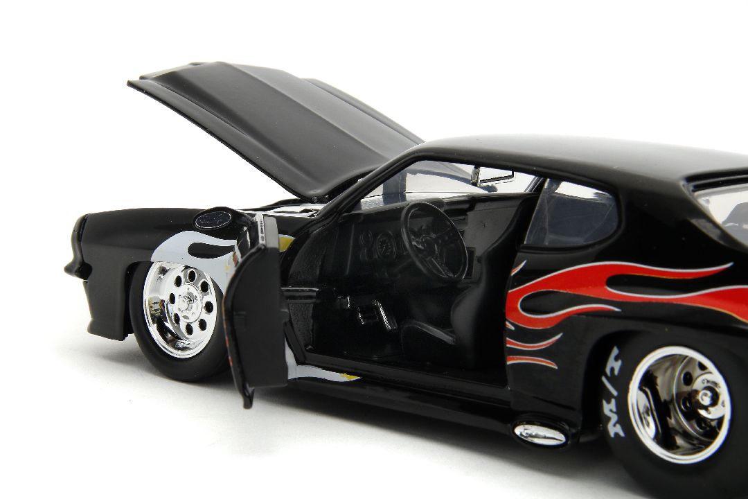 Jada 1/24 "BIGTIME Muscle" 1971 Pontiac GTO Judge - Glossy Black – image 12