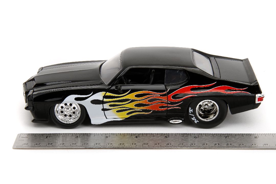 Jada 1/24 "BIGTIME Muscle" 1971 Pontiac GTO Judge - Glossy Black – image 13
