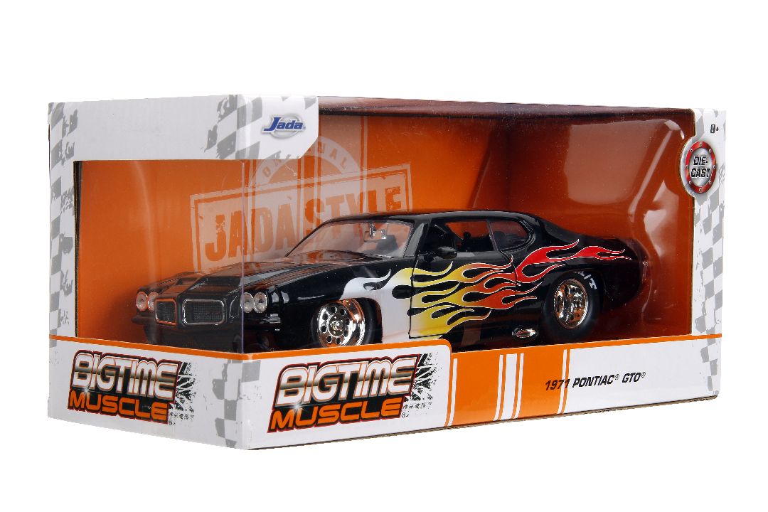 Jada 1/24 "BIGTIME Muscle" 1971 Pontiac GTO Judge - Glossy Black – image 15