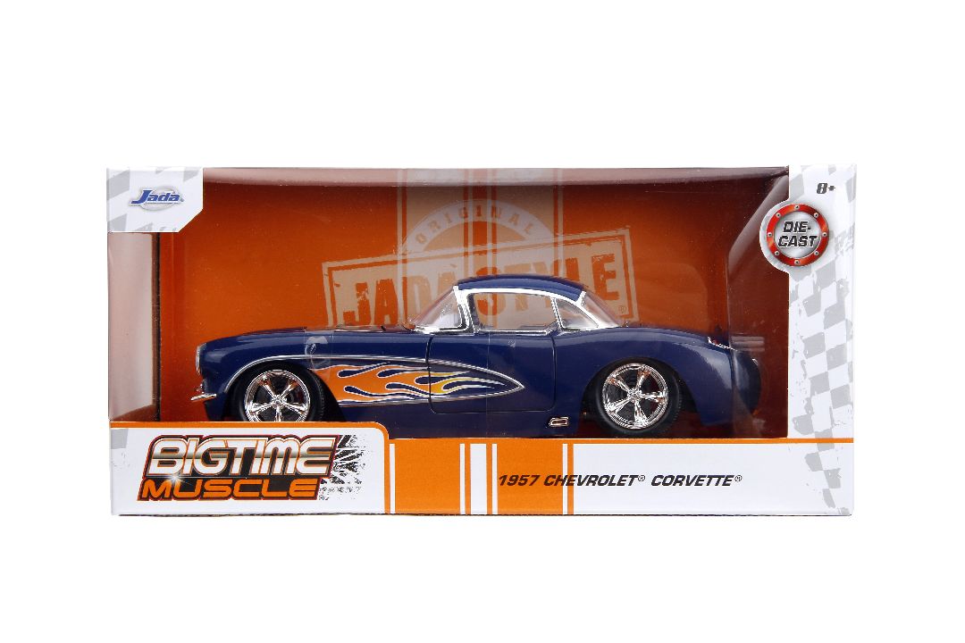 Jada 1/24 "BIGTIME Muscle" - 1957 Chevy Corvette – image 10