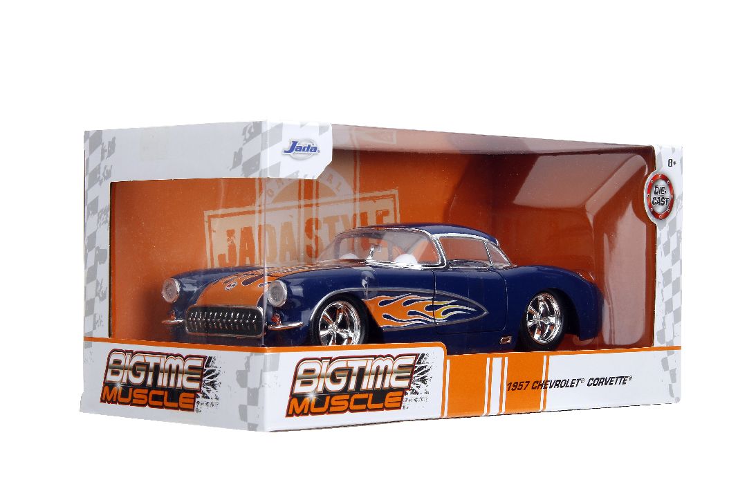 Jada 1/24 "BIGTIME Muscle" - 1957 Chevy Corvette – image 11