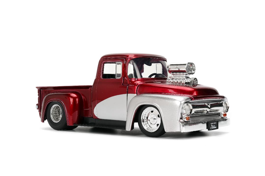Jada 1/24 "Just Trucks" w/ Gas Pump - 1956 Ford F100 – image 16