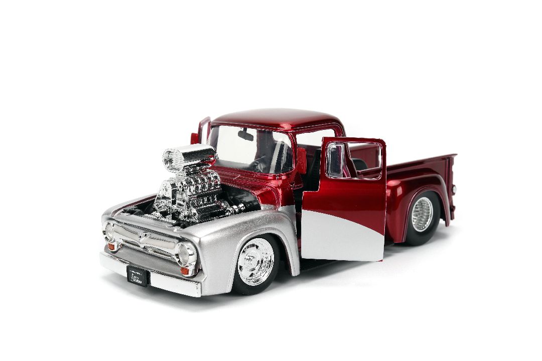 Jada 1/24 "Just Trucks" w/ Gas Pump - 1956 Ford F100 – image 17