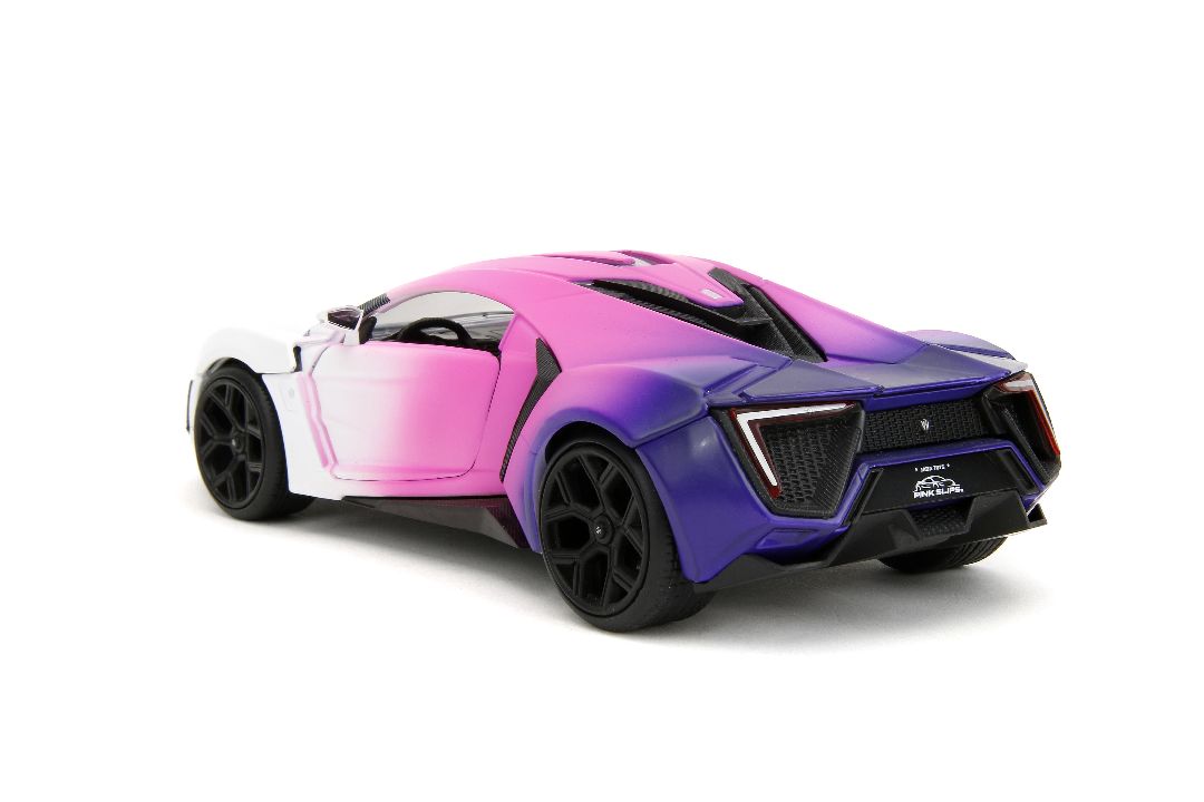 Jada 1/24 "Pink Slips" w/Base - Lykan HyperSport – image 2