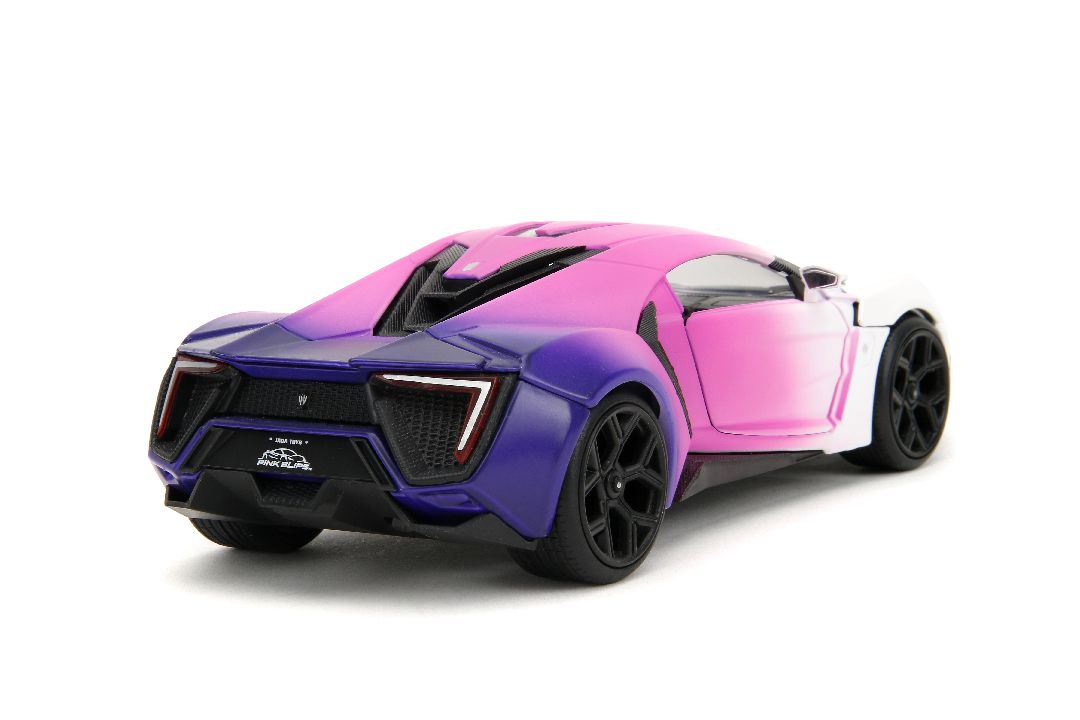 Jada 1/24 "Pink Slips" w/Base - Lykan HyperSport – image 4