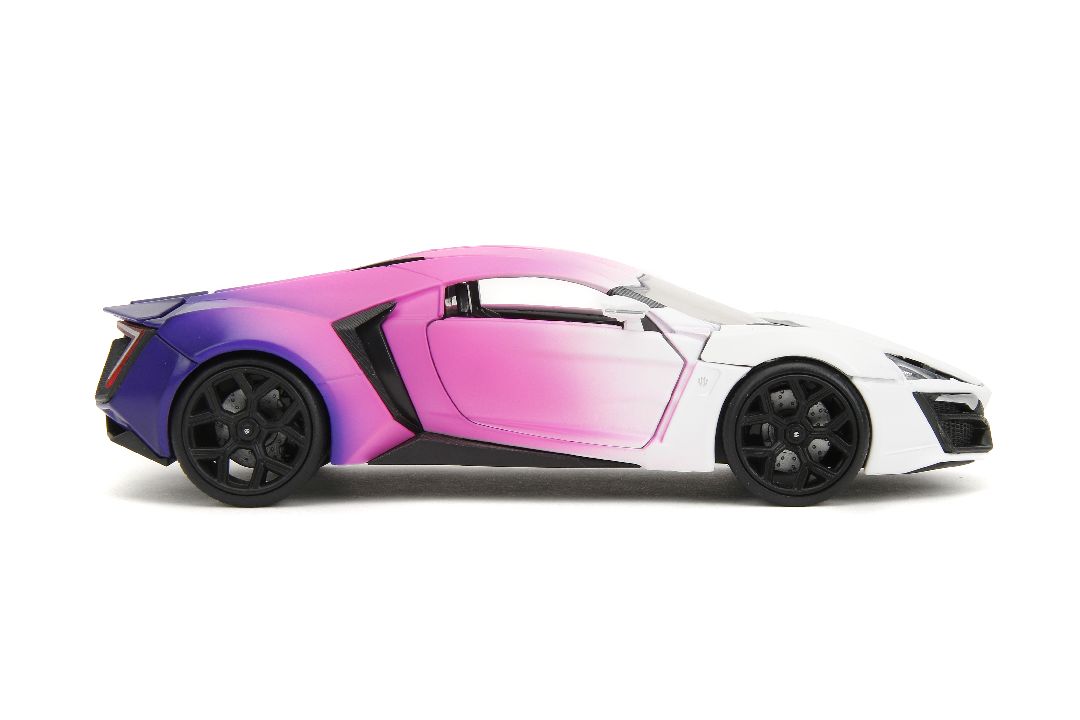 Jada 1/24 "Pink Slips" w/Base - Lykan HyperSport – image 5