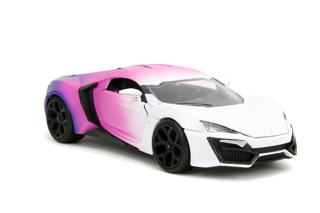 Jada 1/24 "Pink Slips" w/Base - Lykan HyperSport – image 6