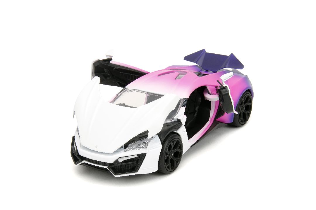 Jada 1/24 "Pink Slips" w/Base - Lykan HyperSport – image 9