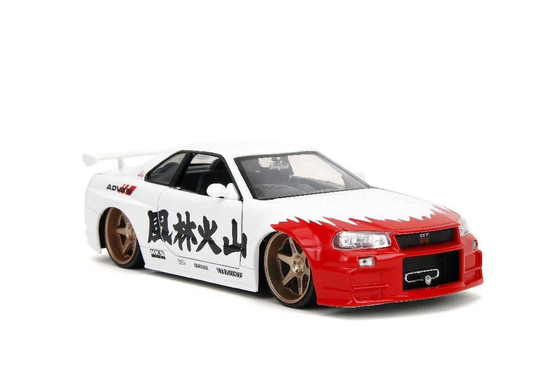 Jada 1/24 "Hollywood Rides" Street Fighter 2002 Skyline w/ Ryu – image 8