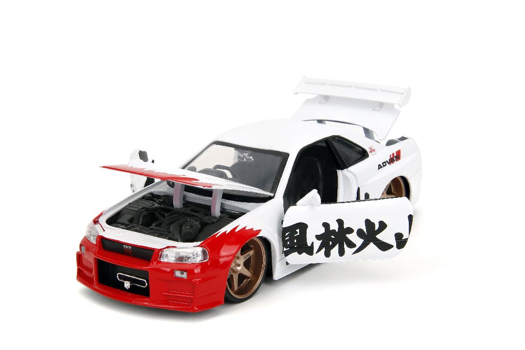 Jada 1/24 "Hollywood Rides" Street Fighter 2002 Skyline w/ Ryu – image 10