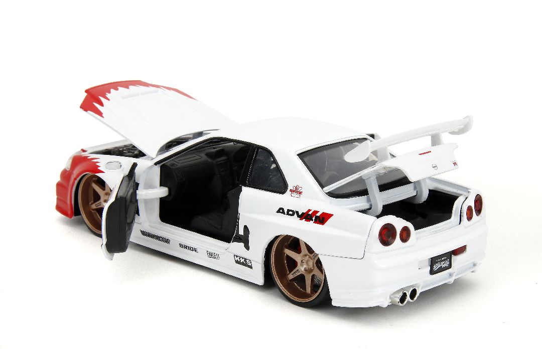 Jada 1/24 "Hollywood Rides" Street Fighter 2002 Skyline w/ Ryu – image 9