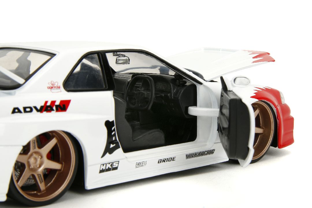 Jada 1/24 "Hollywood Rides" Street Fighter 2002 Skyline w/ Ryu – image 6