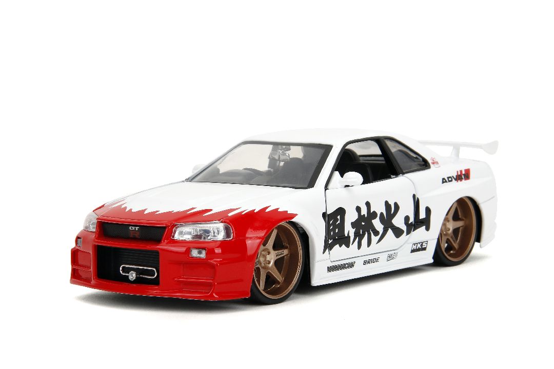 Jada 1/24 "Hollywood Rides" Street Fighter 2002 Skyline w/ Ryu – image 16