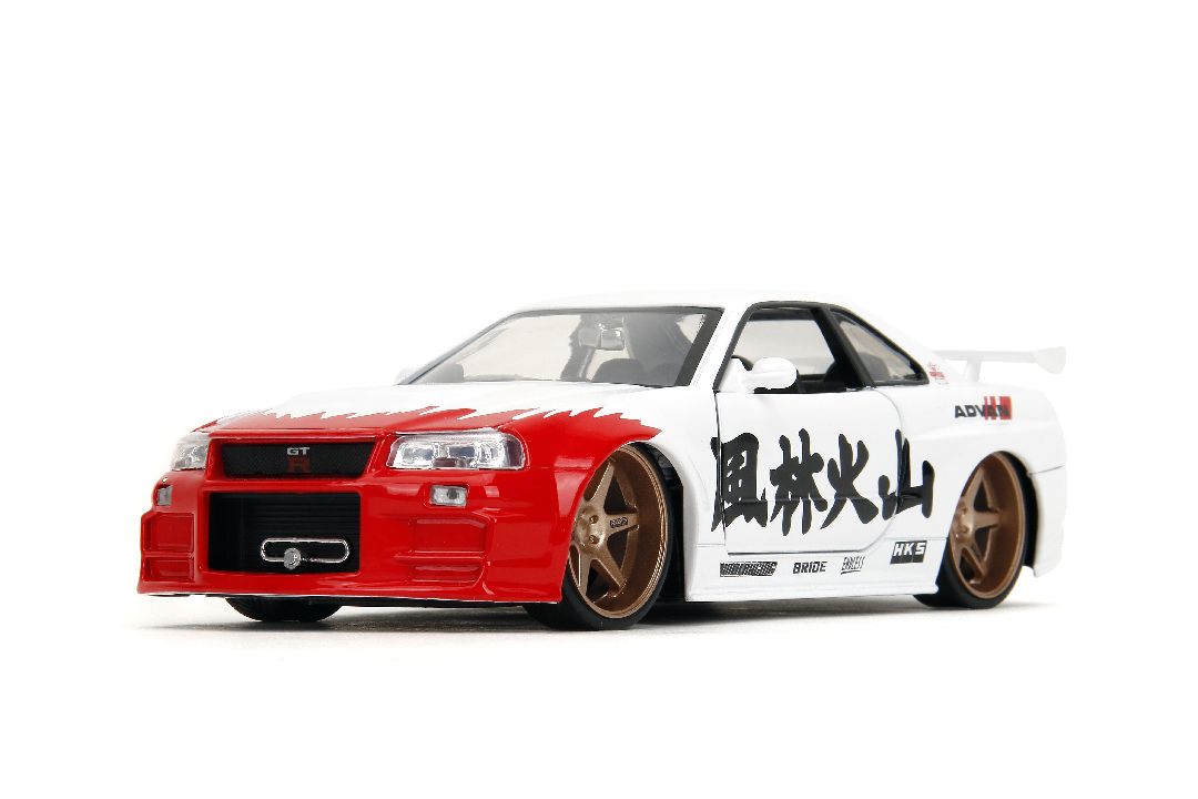 Jada 1/24 "Hollywood Rides" Street Fighter 2002 Skyline w/ Ryu – image 21