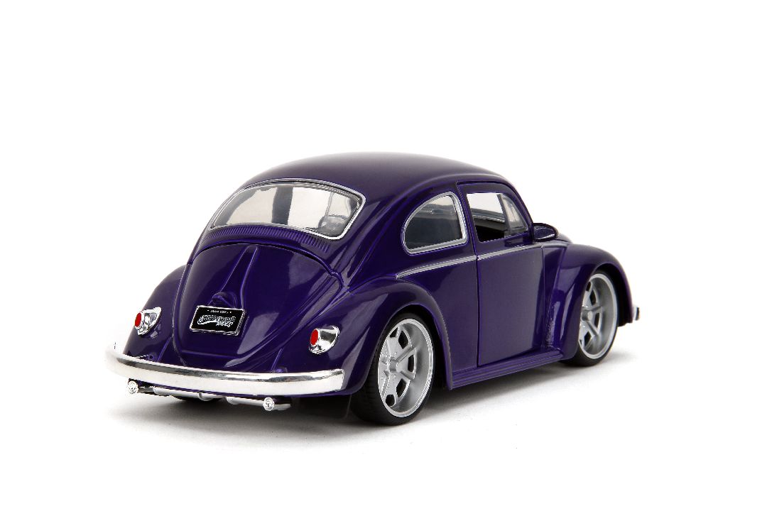 Jada 1/24 "Hollywood Rides" 1959 VW Beetle w/ Wednesday Addams – image 2