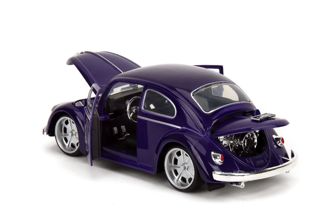 Jada 1/24 "Hollywood Rides" 1959 VW Beetle w/ Wednesday Addams – image 9