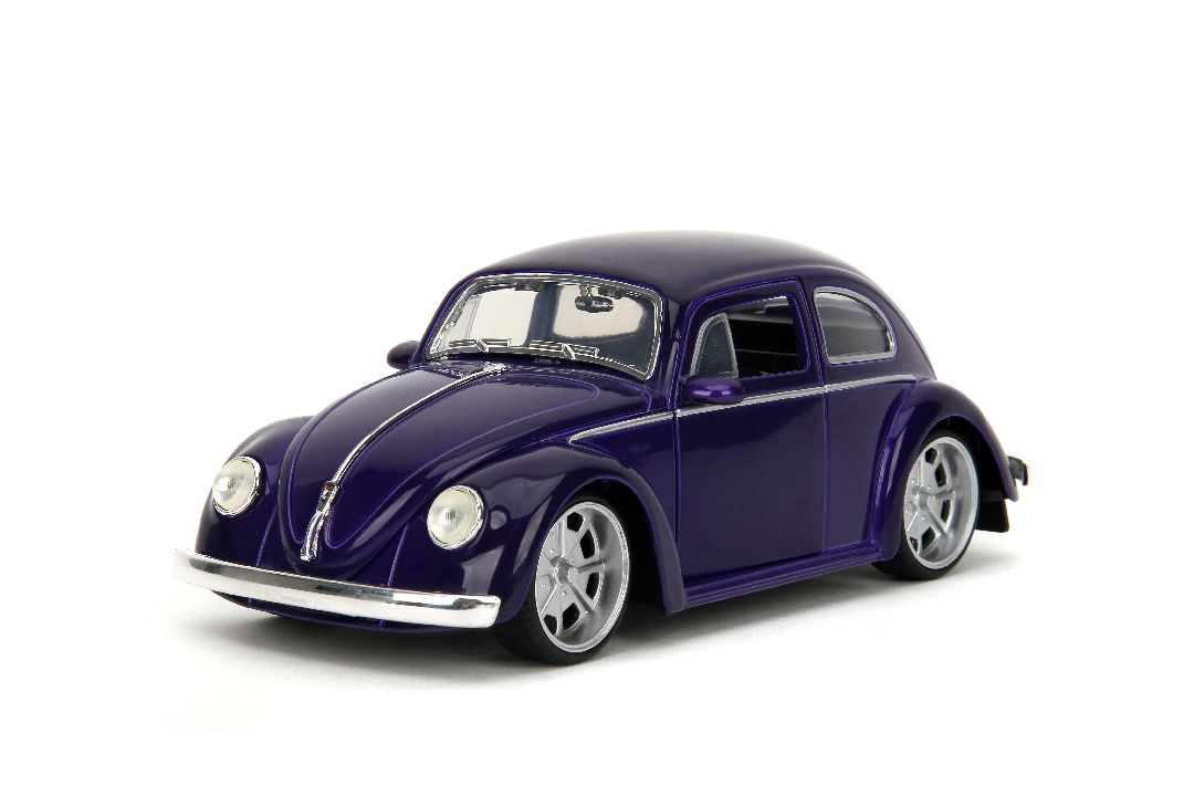 Jada 1/24 "Hollywood Rides" 1959 VW Beetle w/ Wednesday Addams – image 19