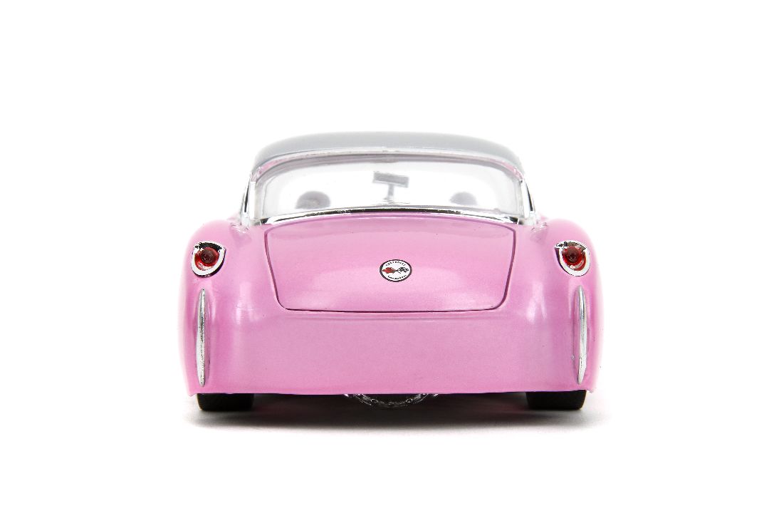 Jada 1/24 "Pink Slips" w/Base - 1957 Corvette – image 2