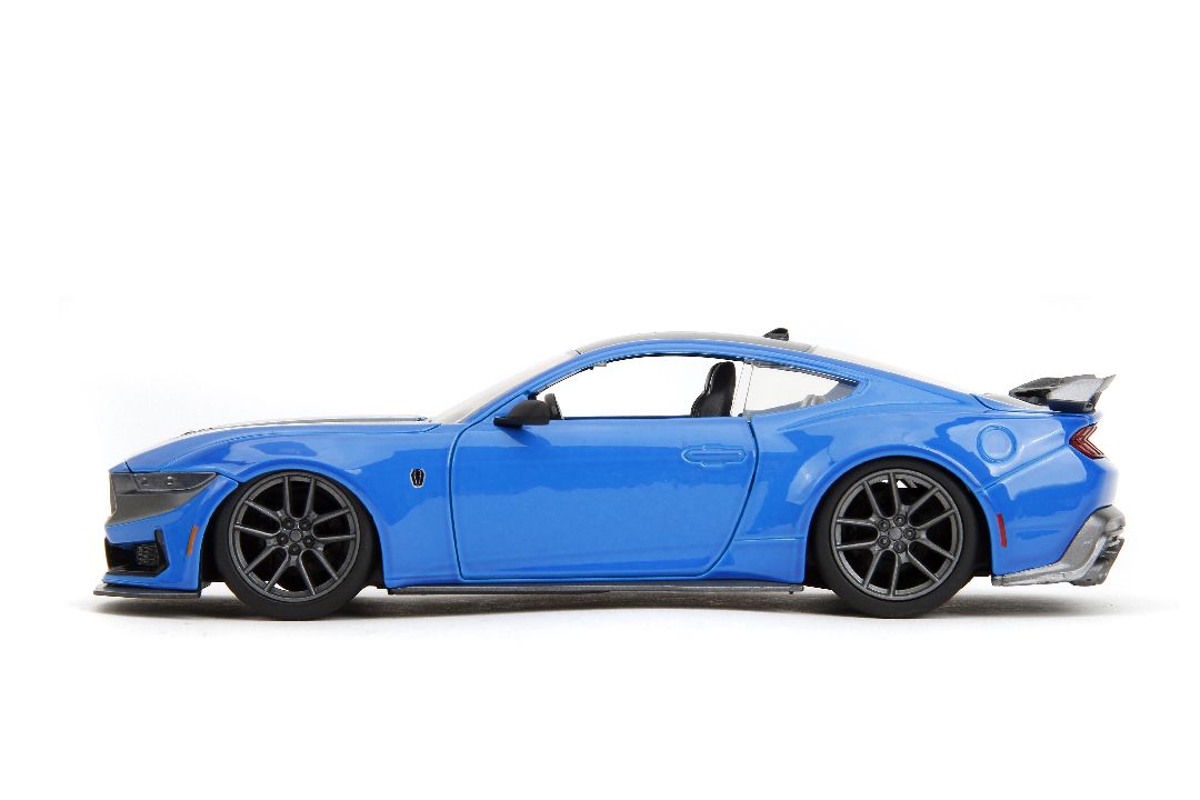 Jada 1/24 "BIGTIME Muscle" 2024 Mustang Dark Horse -  Blue – image 3