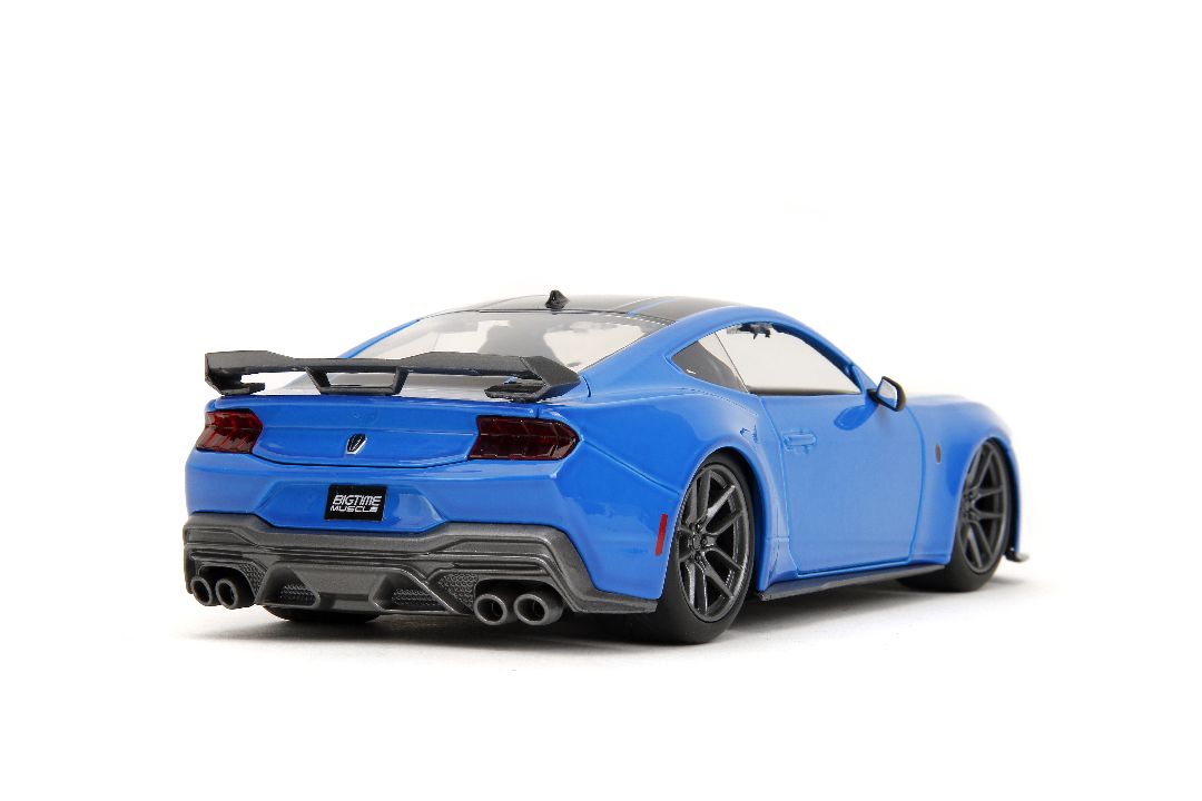 Jada 1/24 "BIGTIME Muscle" 2024 Mustang Dark Horse -  Blue – image 6