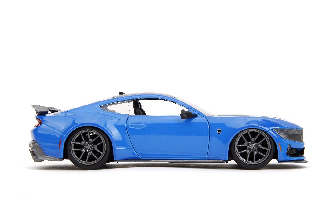 Jada 1/24 "BIGTIME Muscle" 2024 Mustang Dark Horse -  Blue – image 7