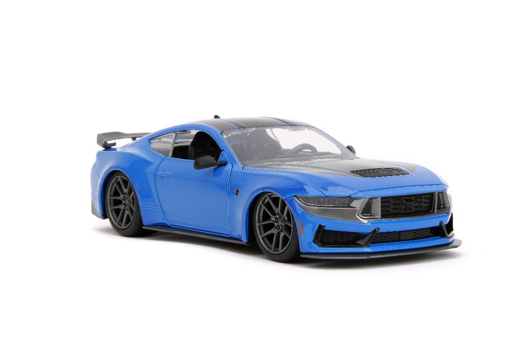Jada 1/24 "BIGTIME Muscle" 2024 Mustang Dark Horse -  Blue – image 8