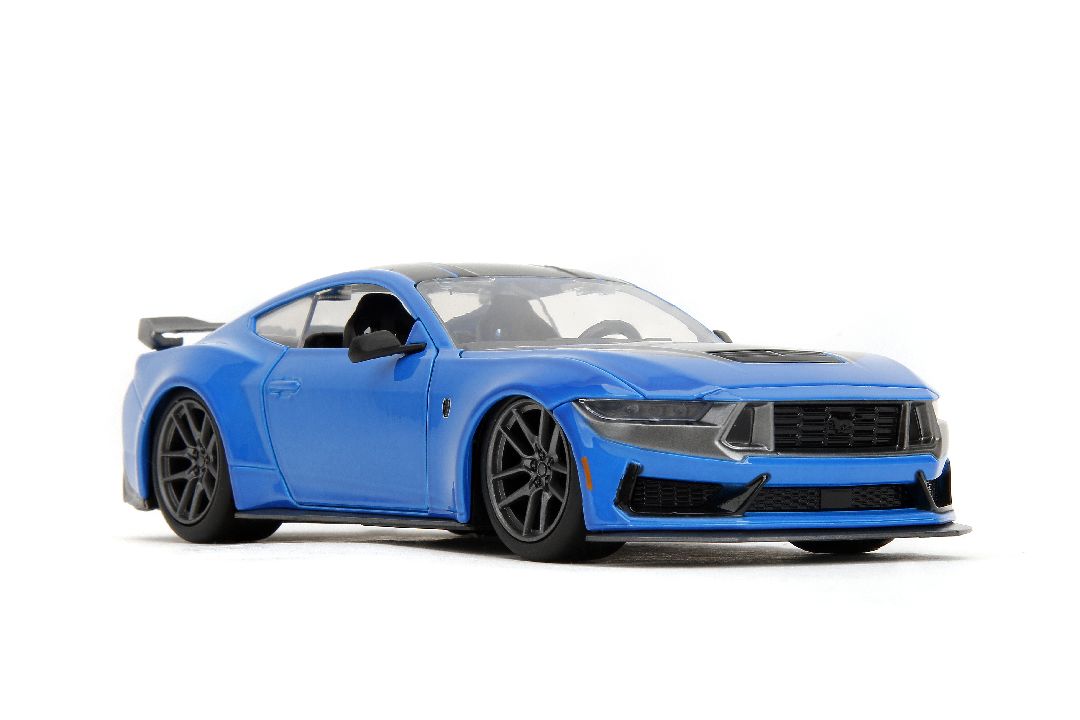 Jada 1/24 "BIGTIME Muscle" 2024 Mustang Dark Horse -  Blue – image 9