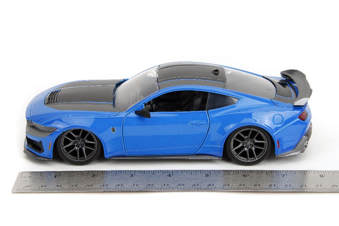 Jada 1/24 "BIGTIME Muscle" 2024 Mustang Dark Horse -  Blue – image 16