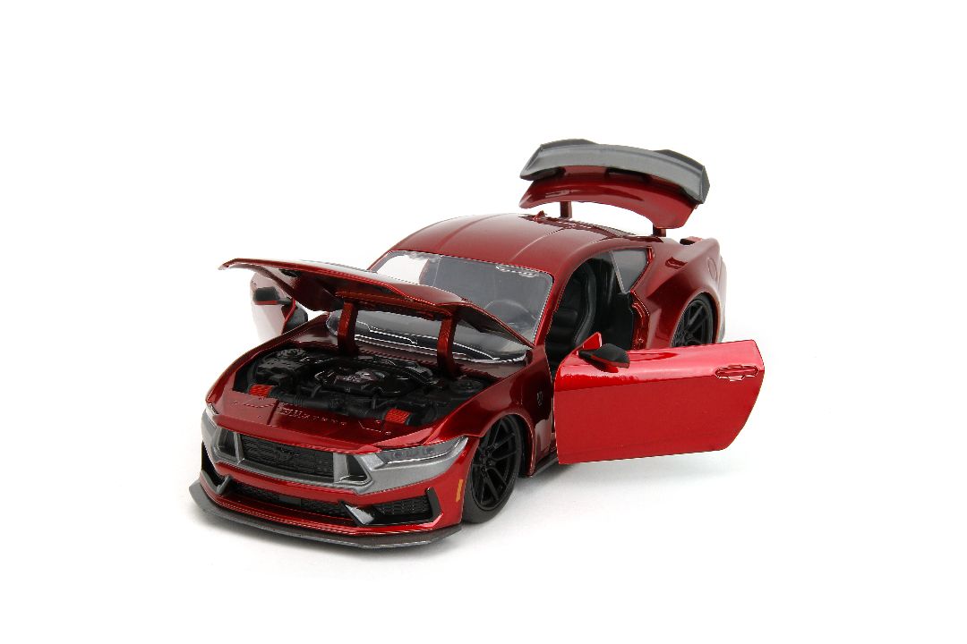 Jada 1/24 "BIGTIME Muscle" 2024 Ford Mustang Dark Horse - Red – image 4