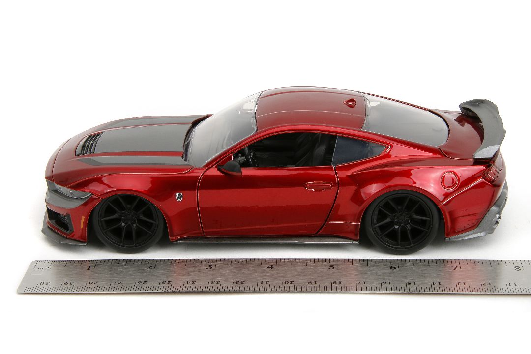 Jada 1/24 "BIGTIME Muscle" 2024 Ford Mustang Dark Horse - Red – image 8