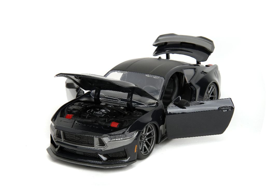 Jada 1/24 "BIGTIME Muscle" 2024 Mustang Dark Horse - Blue Ember – image 2