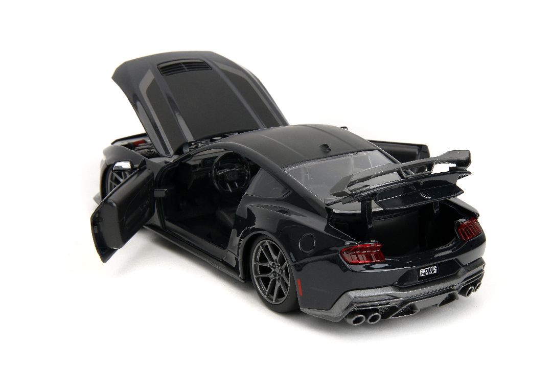 Jada 1/24 "BIGTIME Muscle" 2024 Mustang Dark Horse - Blue Ember – image 3