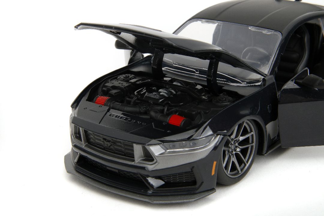 Jada 1/24 "BIGTIME Muscle" 2024 Mustang Dark Horse - Blue Ember – image 5