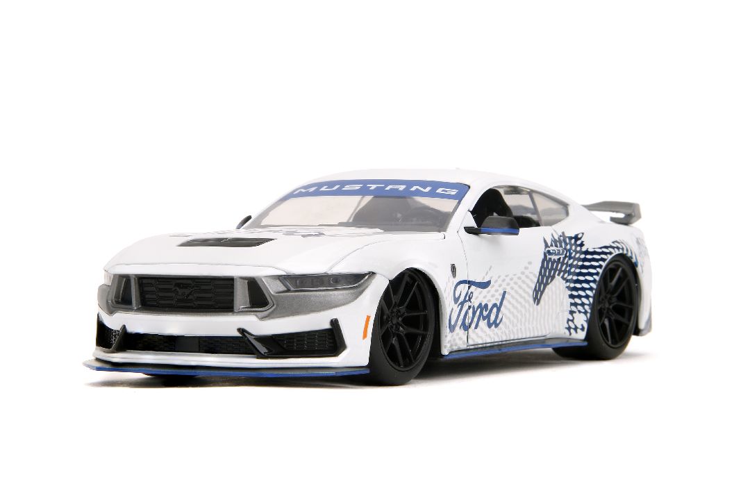 Jada 1/24 "BIGTIME Muscle" 2024 Mustang Dark Horse - White – image 6