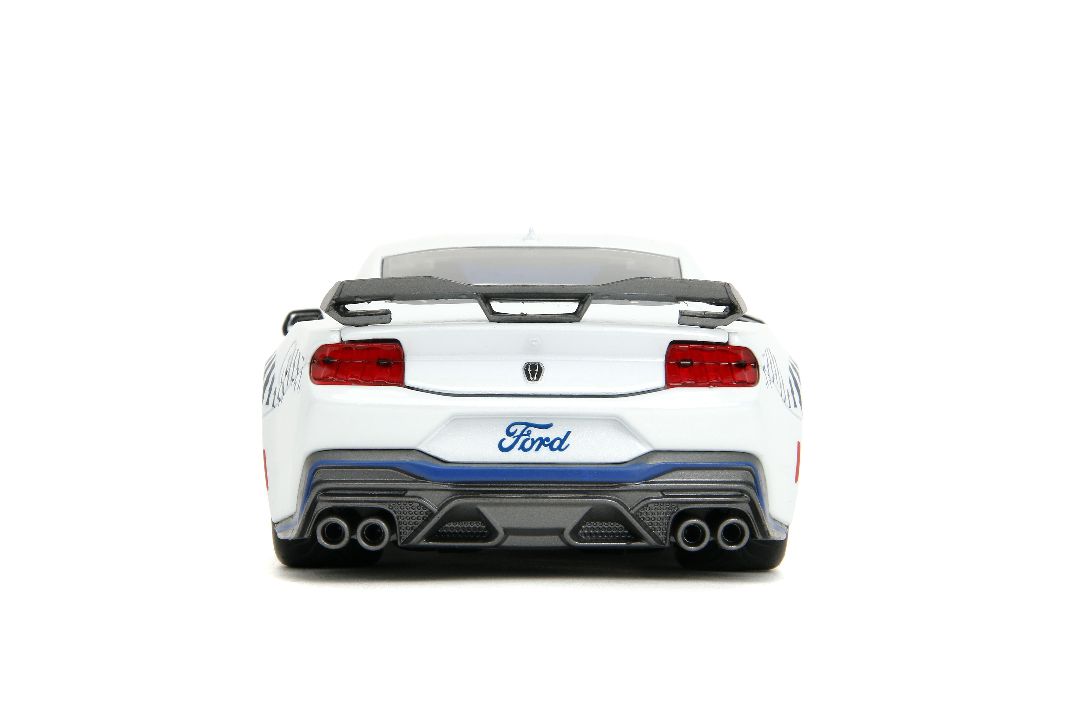 Jada 1/24 "BIGTIME Muscle" 2024 Mustang Dark Horse - White – image 9