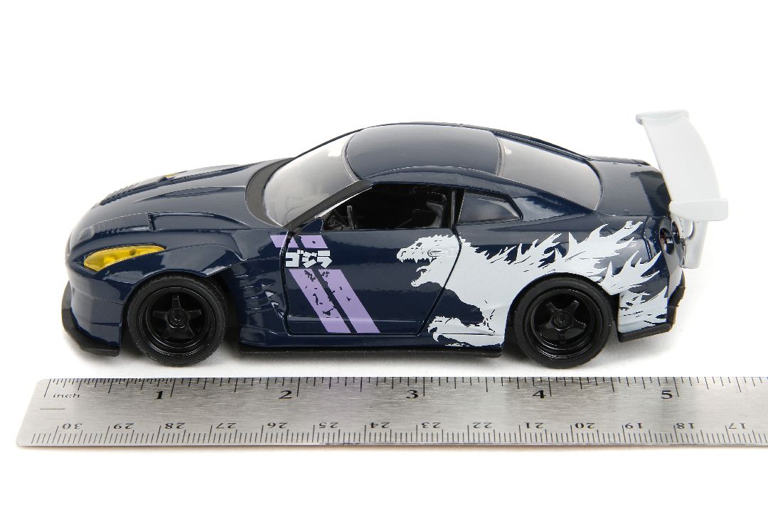 Jada 1/32 "Hollywood Rides" - 2009 Nissan GT-R (R35) - Godzilla – image 6
