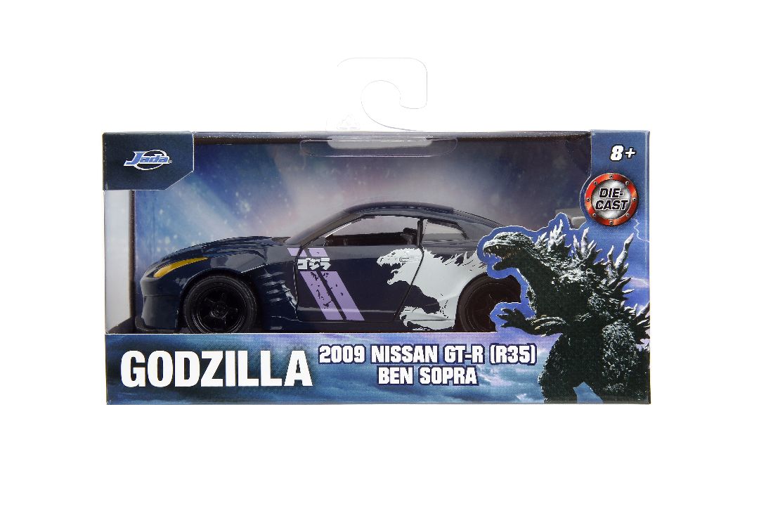 Jada 1/32 "Hollywood Rides" - 2009 Nissan GT-R (R35) - Godzilla – image 7