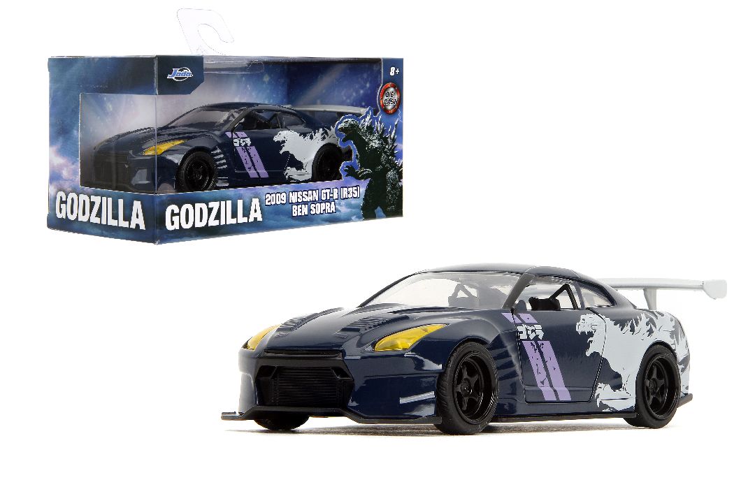 Jada 1/32 "Hollywood Rides" - 2009 Nissan GT-R (R35) - Godzilla – image 9