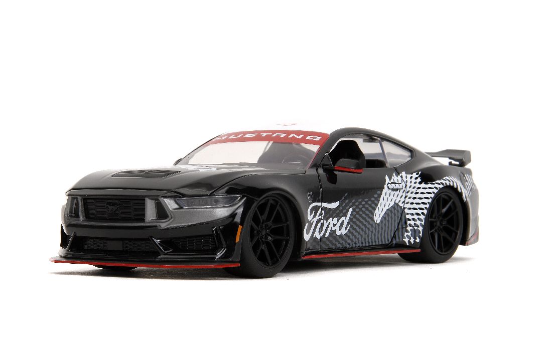 Jada 1/24 "BTM" 2024 Ford Mustang Dark Horse - Glossy Black – image 2