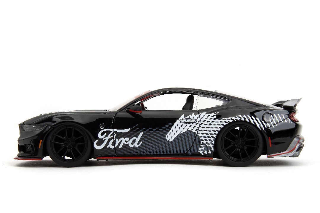 Jada 1/24 "BTM" 2024 Ford Mustang Dark Horse - Glossy Black – image 3