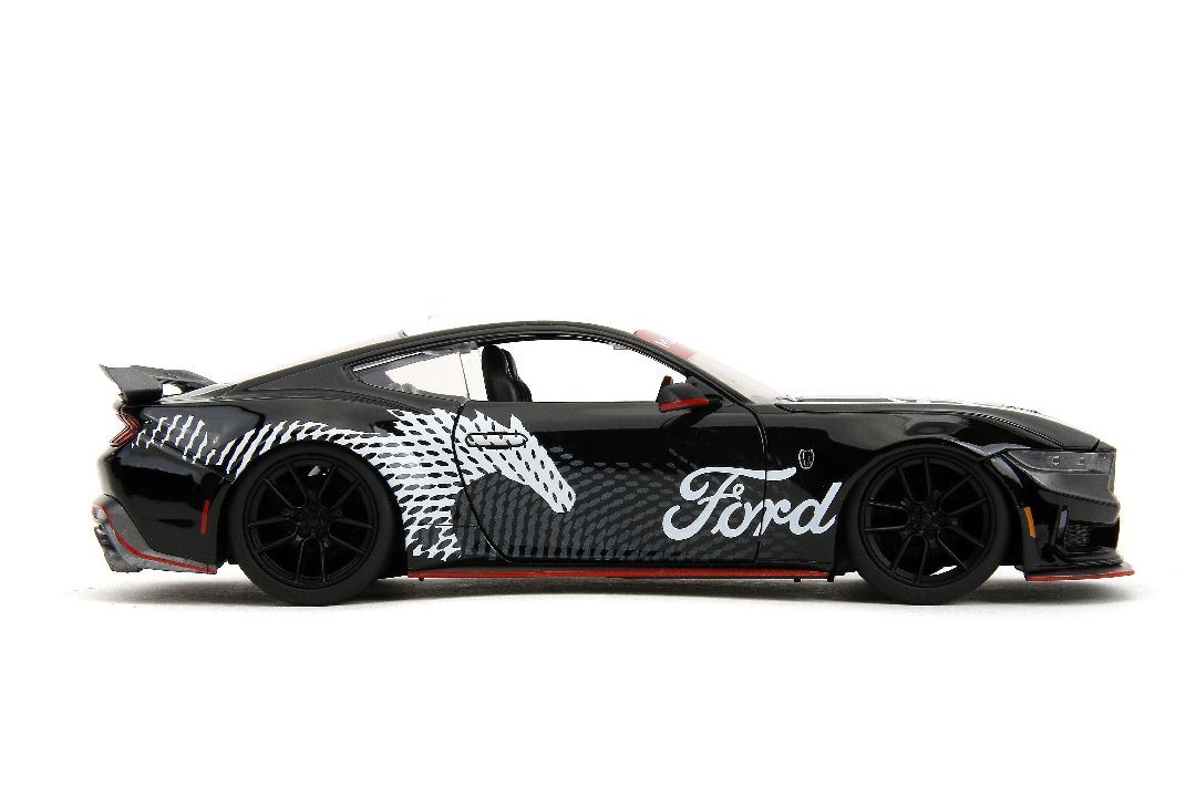 Jada 1/24 "BTM" 2024 Ford Mustang Dark Horse - Glossy Black – image 7