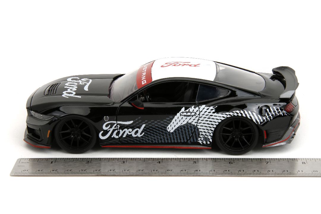 Jada 1/24 "BTM" 2024 Ford Mustang Dark Horse - Glossy Black – image 12