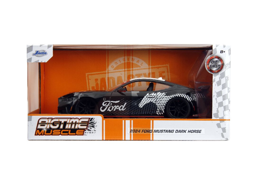 Jada 1/24 "BTM" 2024 Ford Mustang Dark Horse - Glossy Black – image 13