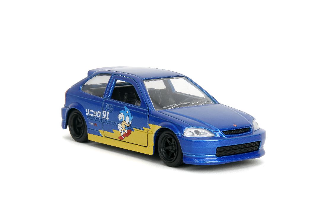 Jada 1/32 "Hollywood Rides" - 1997 Honda Civic Type-R (Sonic) – image 2