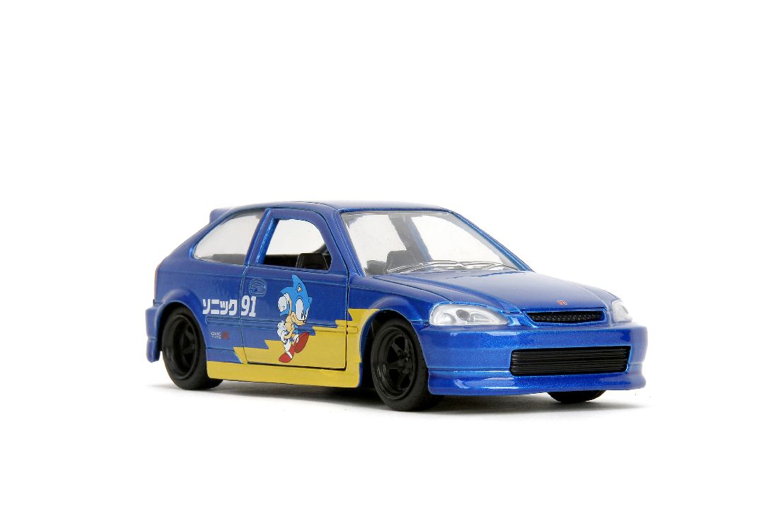 Jada 1/32 "Hollywood Rides" - 1997 Honda Civic Type-R (Sonic) – image 3