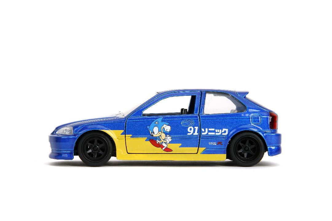 Jada 1/32 "Hollywood Rides" - 1997 Honda Civic Type-R (Sonic) – image 12