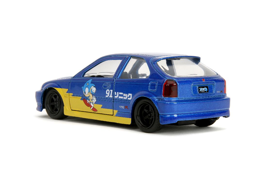 Jada 1/32 "Hollywood Rides" - 1997 Honda Civic Type-R (Sonic) – image 13